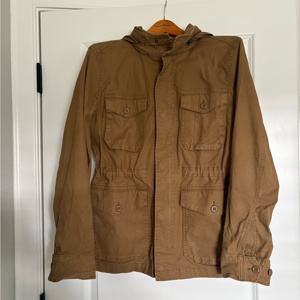 Old Navy Men's Brown Military Jacket